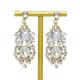 Crosss Design Fashion Jewelry Earrings Diamond Gold Chandelier Earrings