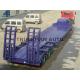 3 Line 6 Axle 120 Tons Low Bed Semi Trailer With Mechanical Spring Type Ladder