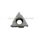 Triangle Pcd Tipped Inserts CDW010 For Machining Non Ferrous Metal