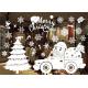 0.15mm Electrostatic Window Stickers Living Room Christmas Wall Stickers