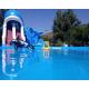 Ocean Theme Inflatable Combo Bounce House Attraction Slide Pool Water Games