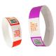 Cheap Colorful Tyvek Event Wristbands With Full Color Printing Waterproof Sweat Resistant Admission Wrist Bands