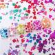 BOPET Custom Glitter Shapes Heart And Cross Mix Star Shinning Holo Color Nail