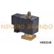 Sub Base Mounted 3 Way Brass Solenoid Valve For Screw Air Compressor