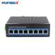 Din Rail Unmanaged Industrial Switch 8 port Industrial Gigabit Ethernet Switch