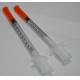 Transparent ODM Disposable Syringe With EO Gas Sterilization For Insulin Injection