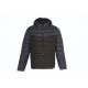 Casual Autumn Winter Hoodie Jacket 100% Polyester Warm Quilted Jacket