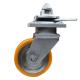 8 Inch PU Shipping Container Castors Swivel Wheel Casters