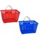 Single Handle Supermarket Shopping Baskets