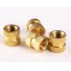 Brass Knurled Nuts Insert Embedded Nuts M2 * 3* 3.5 Through-hole brass insert nut Knurled nuts for injection moulding