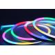 SPI RGBW Illusion Neon Light Flexible Silicone LED Strip With Working Voltage DC24V