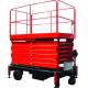 12 meters height mobile hydraulic scissor lift with motorized device loading capacity at 450Kg