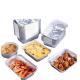 Hot Selling Disposable Square Aluminum Foil Lunch Box High Temperature Resistant