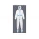 Elastic Waist Hooded Medical Disposable Protective Coveralls