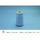 Blue Color Dyed Ring Spun Polyester Yarn , Polyester Sewing Yarn High Tension