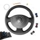 Design High Quality Handing Sew Steering Wheel Cover For Renault Scenic 2 2003 2004 2005 2006 2007 2008 2009