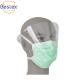 Anti Fog Plastic Shied 17.5*9.5cm Disposable Earloop Mask