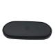 10'' Oval Melamine Salad Plate Matte Black Anti Scratch BSCI