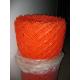 UV Resistant Anti Bird Netting , Orange HDPE Anti Deer Net For Greenhouse
