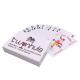 Plastic PVC 75x115mm 100 Percent Plastic Playing Cards Full Color