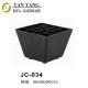black decorative furniture legs injection plastic square sofa legs JC-034