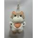 100% PP Cotton Filling Raccoon Key Chain With Music Box