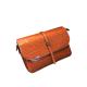 Ladies Genuine Leather Sling Shoulder Bags With Canvas Straps