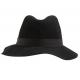 Outdoor hat braided leather hatband 100% wool felt