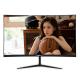 IPS Panel Type 12v DC Curved Computer Monitor 27 Inch Full HD 1080p Widescreen