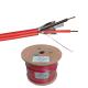 Bare Copper Wire 2c*1.0mm2/0.75mm2 Tinned Copper Fire Alarm Cable for Smoke Detector