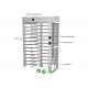 Wire Drawing Bi Directional Full Height Turnstile SS
