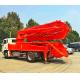 4x2 Truck Mounted Concrete Boom Pump High Strength Steel Boom Material