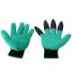 Cut Resistant Garden Work Gloves Hand Care Nails With Digging Planting Claws