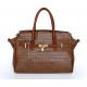 Lady Style Classi Design Genuine Leather Light Coffee Tote Bag Handbag #3082C 