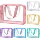 Soft Clear Transparent Hanging Makeup Bags with Zipper Clear Travel Bags