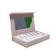 Cosmetic SkinCare Set Box With Magnet Closure Card Paper Flocking Tray Holder Box