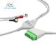 Nihon Kohden ECG Cable 3.6m Cable Length TPU Material With Leadwires