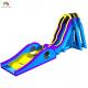 Commercial Party Rental Interesting Crazy Blue Inflatable Water Slide  for Kids and Adults