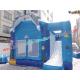 Blue Outdoor Inflatable Bouncer Slide Commercial With Castles