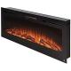 Electric Fireplace Painted Steel Tempered Glass Camino Remote Controlled Yes Function Safe