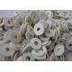 White Wool Small Felt Washers Customized Size 60 - 90 Hardness High Sealing Performance