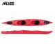 Stable Single Deep Sea Kayak Fishing Paddle Plastic With 1 Seat In Red