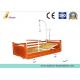 Wooden Style Home Care Medical Hospital Beds With Lift Pole One Crank Ward (ALS-M109)