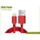 Factory Wholesale Nylon USB Cable for Android Mobile Phones Premium Quality USB Cable Metal USB Adapter Cable