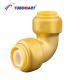 Plumbing 1/2 Pex Quick Connect Fittings Lead Free Brass Push Fit Fittings