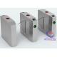 SUS 304 RFID Card Reader Flap Barrier Gate Access Control Fingerprint Access Control Flap Turnstiles