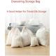 Multifunctional Canvas Drawstring Bags Reusable Cotton Storage Bag Home Travel Organizer Sort Pocket Laundry Bag Pack