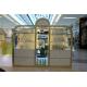 Shopping Mall / Store Makeup Display Stands Large Cosmetic Display Shelving Unit