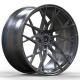Black Brushed 1 Piece Forged Wheels 5x114.3 5x120 5x112 Monoblock Rims For VW Toyota