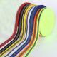 Tubular Reflective Webbing Woven Reflective Strap Bands Green Stripes